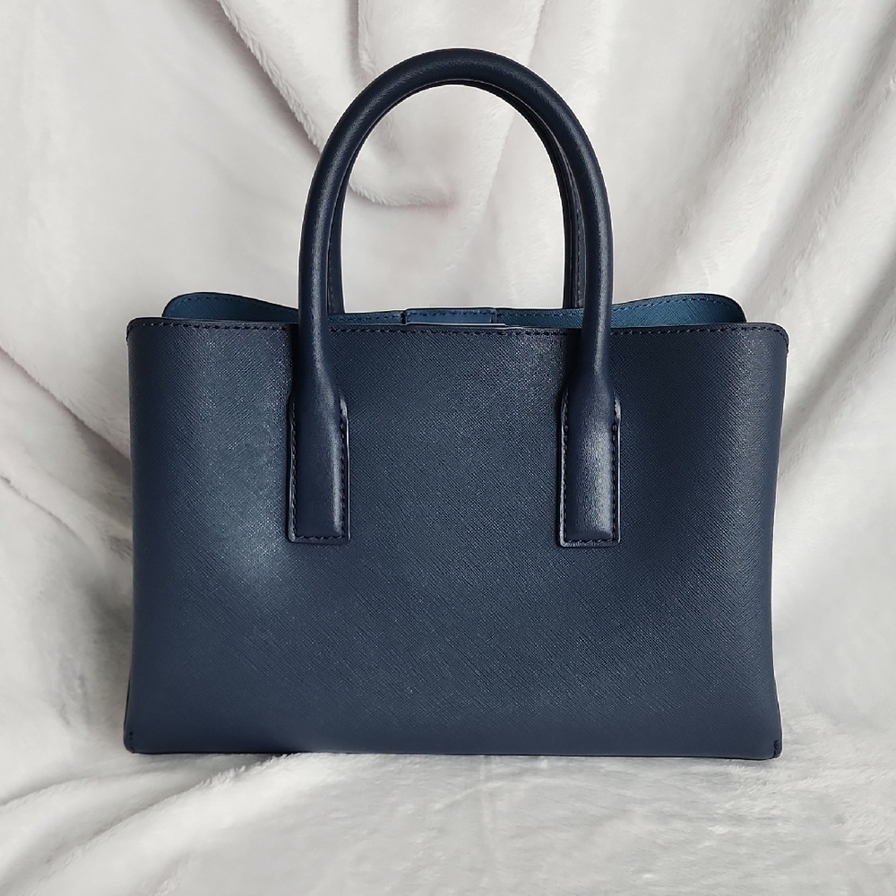 Michael Kors Dark Blue Satchel Bag - Picture 2 of 6
